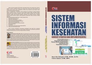 Buku "Sistem Informasi Kesehatan"