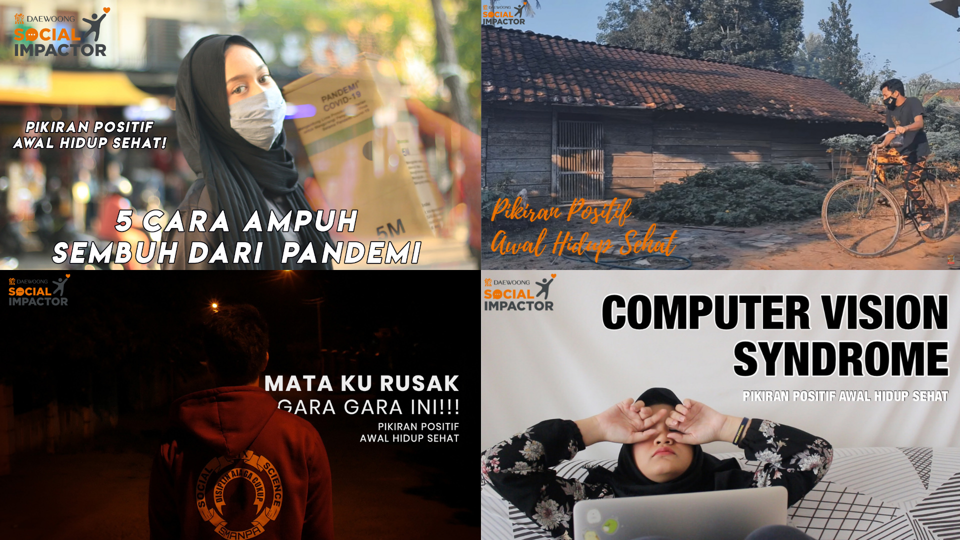 [Foto 1] Video Pemenang Misi Pertama dan Kedua Daewoong Social Impactor